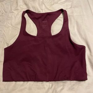 Girlfriend Collective Paloma bra in Plum